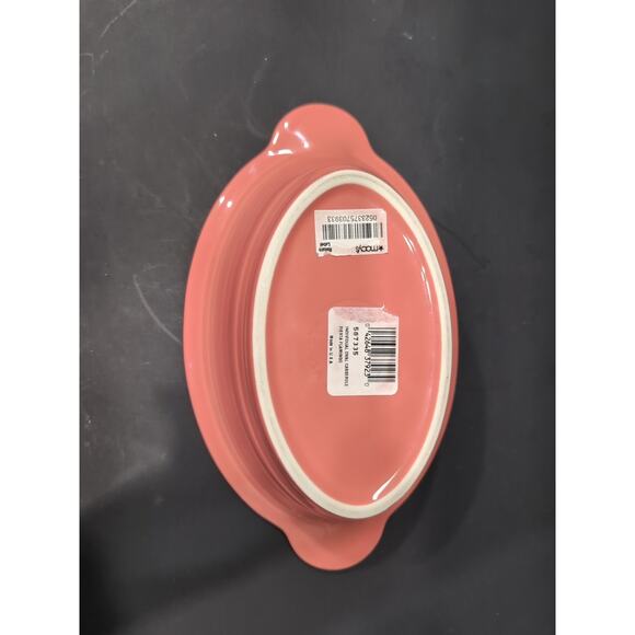 Fiestaware Flamingo Oval Casserole Baker, Individual Baker, NWT Fiesta‎ Cookware - Picture 3 of 11
